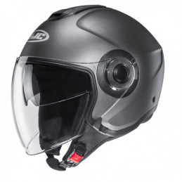 Casco Hjc I40 Solid Titanio...