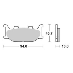 Set Sintered Front Brake...