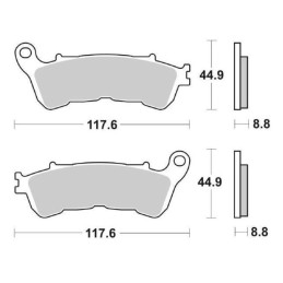 Set Sintered Front Brake...