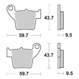 Sintered Rear Brake Pads...