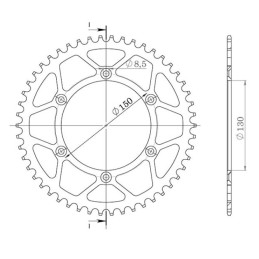Steel Crown Pitch 520 Z 50...